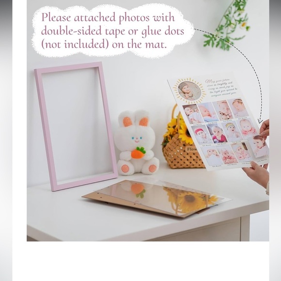 NEW Frame for Baby 1st Birthday: First Birthday Decorative Picture Frame Pink - Picture 6 of 8
